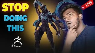 Stop Doing This in ZBrush | Hard Surface Modeling Mistake (Live)