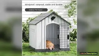 Hoopet Dog House Outdoor AllSeason Suitable Large Dog Cage Rainproof And ColdProof Dog Sleeping
