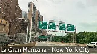 Manejando del Bronx a Manhattan en la Gran Ciudad de Nueva York | New York City | The Big Apple NYC