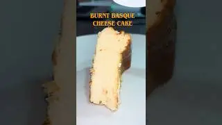This isn&rsquo;t burnt this is basque perfection BASQUE CHEESE CAKE #burntbasquecheesecake #youtubeshorts