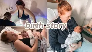 my birth story 👶🏼  positive, unmedicated water birth 💦 Hypnobirthing Australia