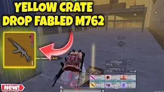 METRO ROYALE DROP YELLOW CRATE DROP WITH FABLED M762 | PUBG METRO ROYALE CHAPTER 30