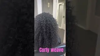 Curly weave #weave#curlyhairhairstyles #sewin