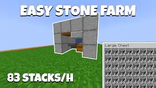Minecraft Easy Stone Generator - 83 Stacks per hour!