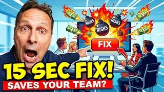 The 15 Second Fix to Your Daily Scrum That's Killing Your Team. Catch Risks Early!