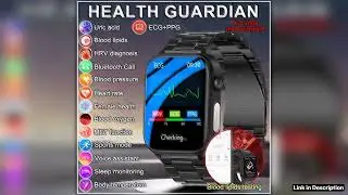 2025 New For Xiaomi Blood lipids Uric Acid testing Smart Watch Men ECGPPG Blood Pressure SP02 Bluet
