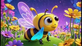 The Busy Bee Buzz | Fun Bee Song for Kids | Nursery Rhymes and Educational Songs