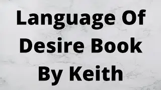 Language Of Desire Book By Keith