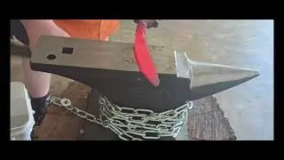 Forging my First RailRoad Spike Knife! #bladesmithing #forging