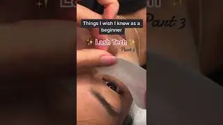How to apply gel pads for bottom lashes with the client’s eyes closed! #lashtutorial