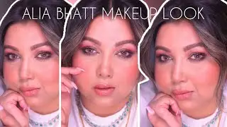 Trying out Alia Bhatt&rsquo;s Makeup Look  #aliabhattmakeup #peachymakeuplook #freshmakeup  #springmakeup