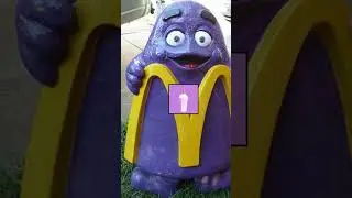 GRIMACE & HIS SHAKE ALWAYS WIN #shorts #mcdonalds #grimace
