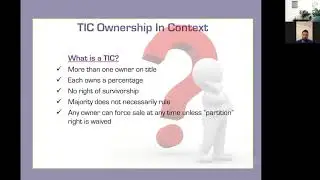 What are TIC's Tenants In Common