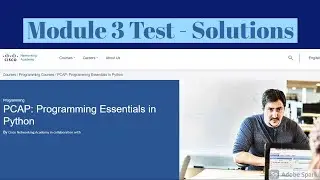 Module 5 Test Solutions ||Programming Essentials in Python || Cisco Network Academy || python quiz