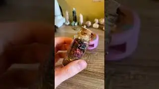 Making my Morrigan spell jar! Up now in my shop!