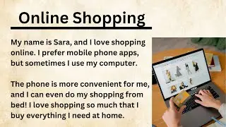 Online Shopping🔥|| Learn Reading in English Level 1 || Reading Test || Listen and Practice English