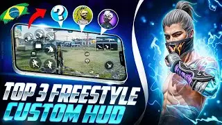 World's Fastest 3 Finger Custom HUD -Free Fire ⚡🔥| Top 3 Pro Custom HUD in 2025