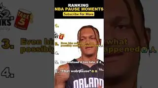 Ranking MORE NBA PAUSE MOMENTS 😶 #shorts #nba #pause #funny #ranked #nbashorts