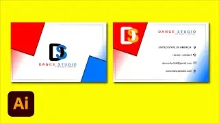 How to design a Visiting Card Design in Adobe illustrator | 2023 | Ahmed Graphics Services |