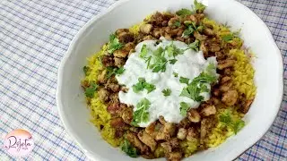 Chicken Shawarma Fatteh | Shawarma Rice Platter /فتة شاورما الدجاج