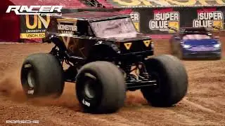 LINSEY READ DE MONSTER TRUCKS RETA A PILOTO DE PORSCHE KEEN