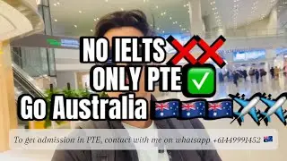 আর নয় IELTS ❌ এইবার PTE দিয়ে Australian Visa 🇦🇺