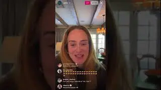 ADELE  FULL Instagram Live Oct 9 '21 | Talking New Music