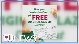 What's Trending: Free donut for vaccine, No March Madness logo, Coach Heupel's Birthday & Pinto on a