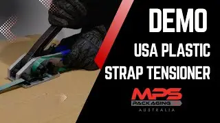 USA manual plastic strapping  tensioner demo