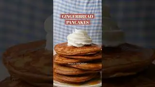 Christmas Morning Magic: Gingerbread Pancakes with a Holiday Twist! 🎄 #holidayrecipe #Christmas2023