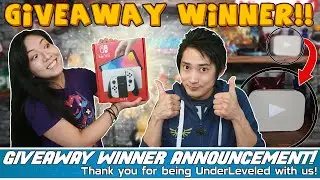 ANNOUNCING our GIVEAWAY WINNER for the Brand New Nintendo SWITCH OLED! Congrats!!!