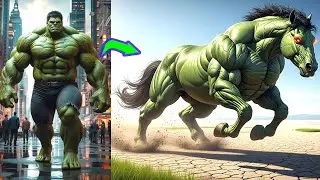 SUPERHERO But Super Horse 🐎 Part III 2025💯 VENGERS All Characters Marvel & DC #4K #viral