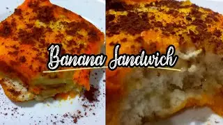 Banana Sandwich : Easy Breakfast Treat : Banana Bread Toast Recipe #cookwithurooj