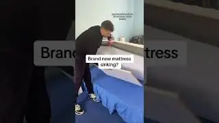 Brand new mattress sinking?
