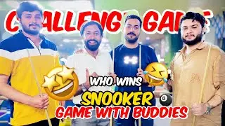 Snooker Challenge with Buddies 😎 | Who Wins the Ultimate Game? 😂🔥