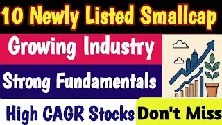 10 Newly Listed Smallcap & Smallcap Stocks| Only In Sept & Oct Month| Best Newly Listed Stocks|