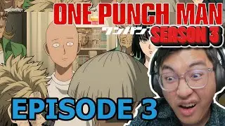 SAITAMA MEETS DR KUSENO ?!  Episode 3 | One Punch Man S3 REACTION