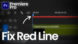 Fix Red Line On Laggy Timeline in Premiere Pro