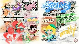 unboxing | molly with sKateboard | popmart blind box