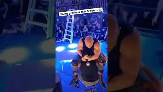 I Got Top Rope Powerbombed Through A Table&hellip; 👀