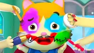 Colors on Daddy's Face | The Colors Song |Learn Colors | Nursery Rhymes | Kids Songs |BabyBus