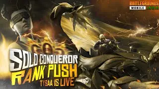 SOLO RANK PUSH 🔥 TYSAA IS LIVE 🎮  BGMI LIVE TAMIL  #tysaaislive #bgmilivetamil