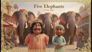 Five Elephants | Akbar Birbal Story on Wisdom and Respect | Tiny Tales