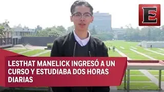 Joven realiza examen perfecto para ingresar a la UNAM