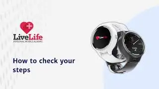 How To Use The Steps Counter On The LiveLife Watch