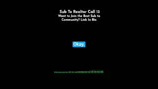 Sub To Realtor Call 13-#wholesale #wholesaling #subto #creativefinancing #subjectto #sellerfinance