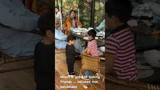 Minal khan Son Making friends 😍 #aimankhan #minalkhan #trending #shorts
