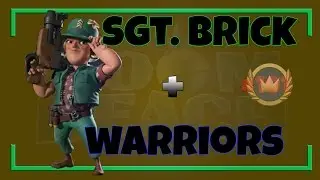 Sgt. Brick with warriors || Boom Beach || Dutch Fun