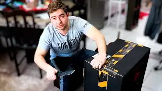 UNBOXING do Meu PRIMEIRO PC GAMER e fiz Besteira!