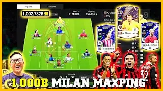 I Love Cầm 1000 Tỷ X&acirc;y Dựng Đội H&igrave;nh AC MILAN Cực Mạnh Với SHEVCHENKO, GULLIT, PIRLO & RONALDINHO